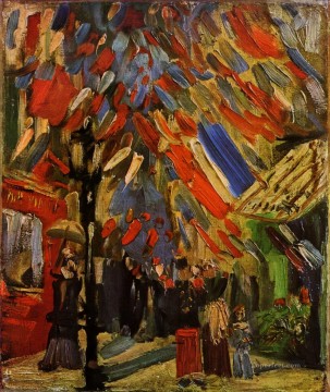 ヴィンセント・ヴァン・ゴッホ Painting - パリの独立記念日 フィンセント・ファン・ゴッホ